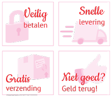 Veilig betalen met iDEAL. Snelle levering. Niet goed, geld terug.